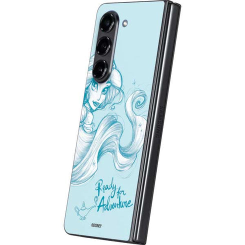 Disney Princess Jasmine Ready for Adventure Art Galaxy Z Fold5 5G Skin