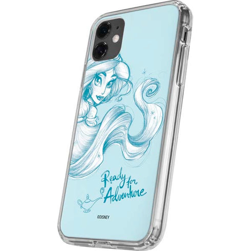 Disney Princess Jasmine Ready for Adventure Art iPhone 11 Clear Case