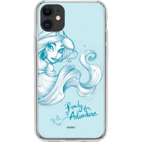 Disney Princess Jasmine Ready for Adventure Art iPhone 11 Clear Case