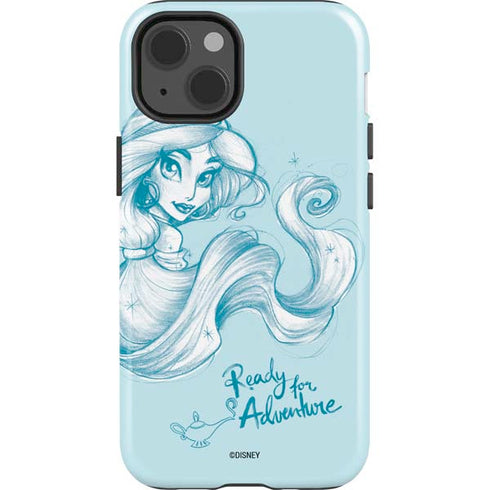 Disney Princess Jasmine Ready for Adventure Art iPhone 15 Impact Case