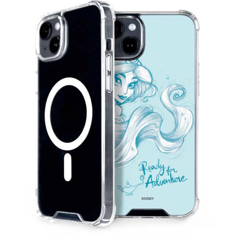 Disney Princess Jasmine Ready for Adventure Art iPhone 15 Plus MagSafe Case