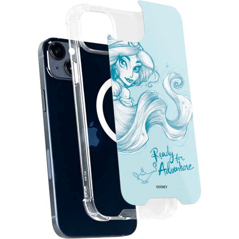 Disney Princess Jasmine Ready for Adventure Art iPhone 15 Plus MagSafe Case