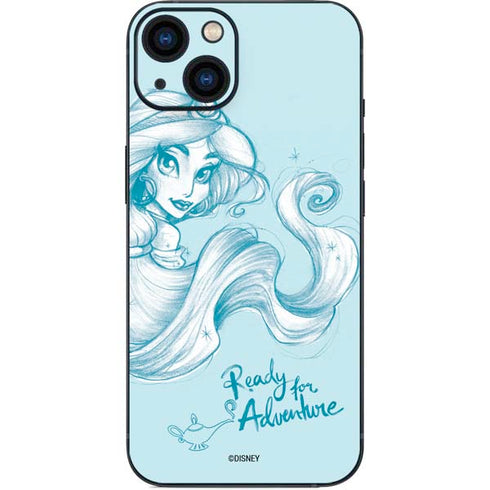 Disney Princess Jasmine Ready for Adventure Art iPhone 14 Plus Skin