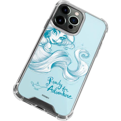 Disney Princess Jasmine Ready for Adventure Art iPhone 15 Pro Clear Case