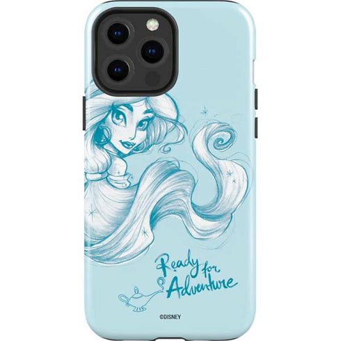 Disney Princess Jasmine Ready for Adventure Art iPhone 15 Pro Max Impact Case