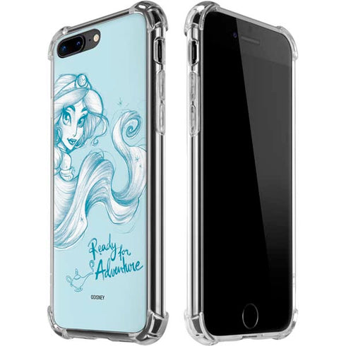 Disney Princess Jasmine Ready for Adventure Art iPhone 7/8 Plus Clear Case
