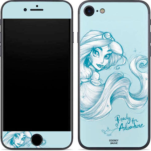 Disney Princess Jasmine Ready for Adventure Art iPhone 7 Skin