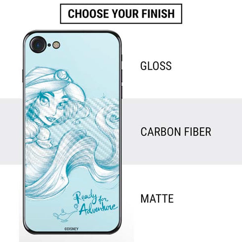 Disney Princess Jasmine Ready for Adventure Art iPhone SE (2nd & 3rd Gen) Skin