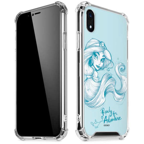 Disney Princess Jasmine Ready for Adventure Art iPhone XR Clear Case