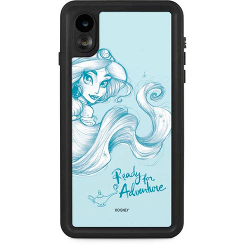 Disney Princess Jasmine Ready for Adventure Art iPhone XR Waterproof Case