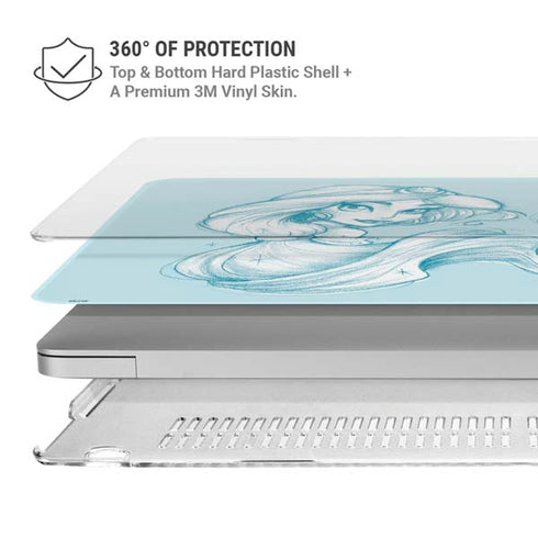 Disney Princess Jasmine Ready for Adventure Art MacBook Air 13in M1 (2021) Case plus Skin