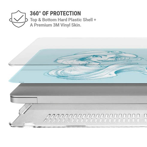 Disney Princess Jasmine Ready for Adventure Art MacBook Air 15in (2023-2025) Case plus Skin