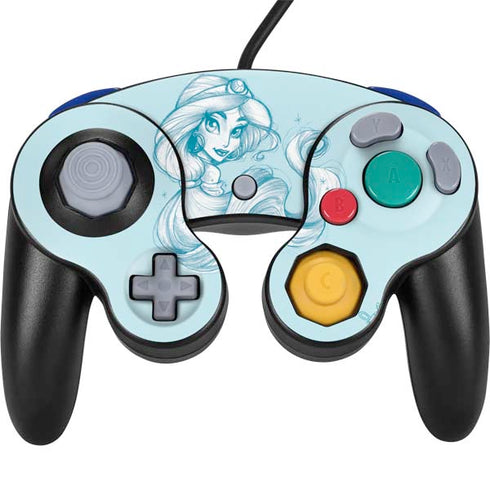 Disney Princess Jasmine Ready for Adventure Art Nintendo GameCube Controller Skin