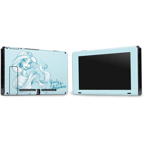 Disney Princess Jasmine Ready for Adventure Art Nintendo Switch Bundle Skin