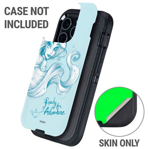 Disney Princess Jasmine Ready for Adventure Art Otterbox Defender iPhone Skin