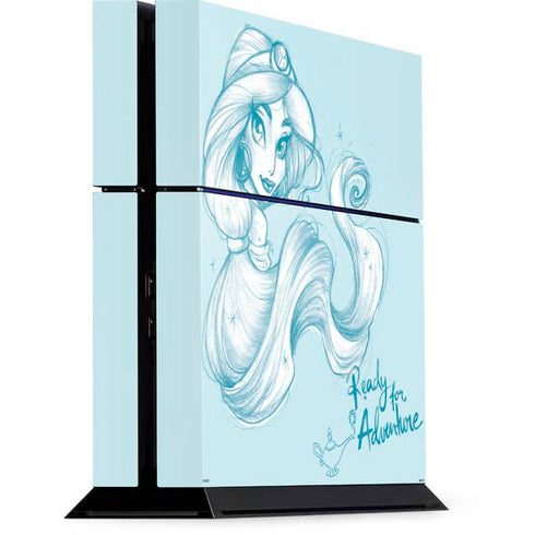 Disney Princess Jasmine Ready for Adventure Art PS4 Console Skin