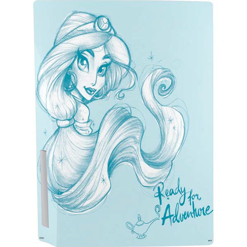 Disney Princess Jasmine Ready for Adventure Art PS5 Console Skin