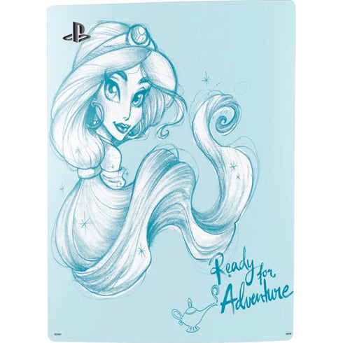 Disney Princess Jasmine Ready for Adventure Art PS5 Digital Edition Console Skin