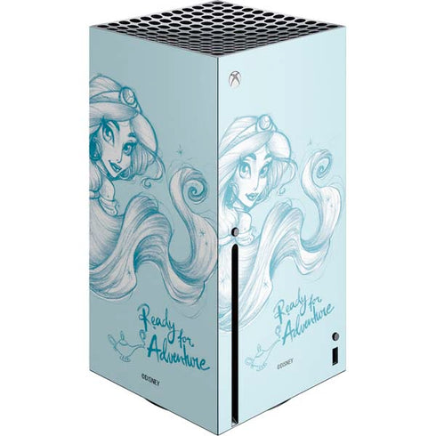 Disney Princess Jasmine Ready for Adventure Art Xbox Series X Console Skin