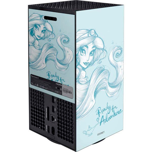 Disney Princess Jasmine Ready for Adventure Art Xbox Series X Console Skin