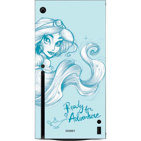 Disney Princess Jasmine Ready for Adventure Art Xbox Series X Console Skin