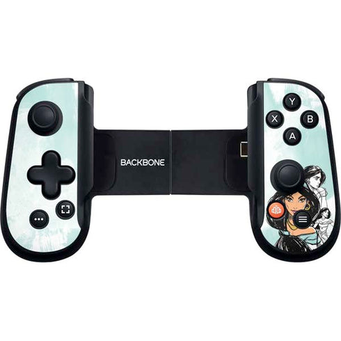 Disney Princess Jasmine Sketch Backbone One for iPhone Game Controller Skin