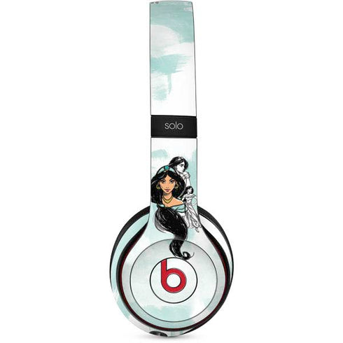 Disney Princess Jasmine Sketch Beats Solo 2 Wireless Skin