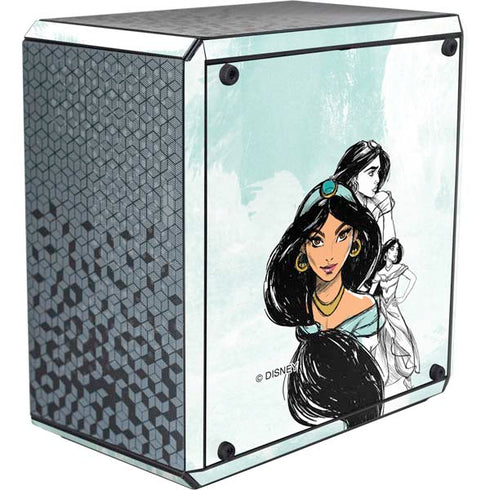Disney Princess Jasmine Sketch Cooler Master MasterBox Q300L Mini Tower Skin