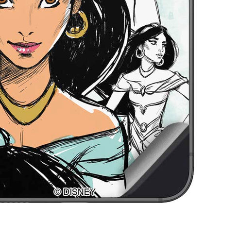 Disney Princess Jasmine Sketch Galaxy A14 5G Skin