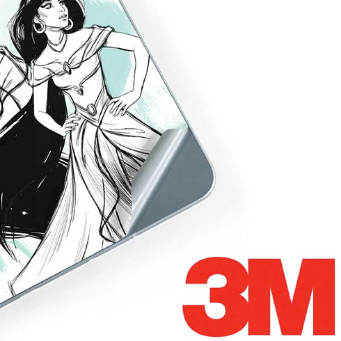 Disney Princess Jasmine Sketch Galaxy Book 12in Skin