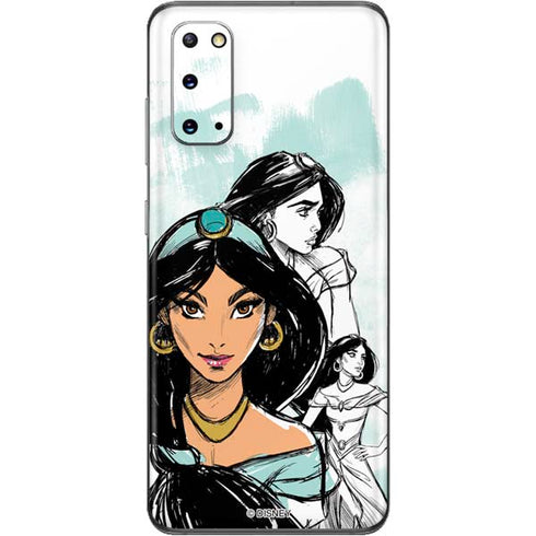 Disney Princess Jasmine Sketch Galaxy S20 Skin