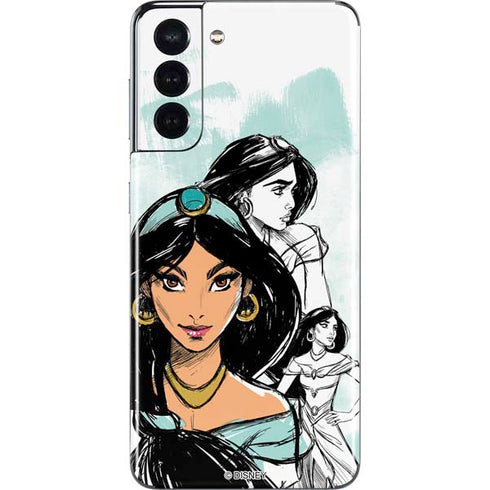 Disney Princess Jasmine Sketch Galaxy S21 5G Skin