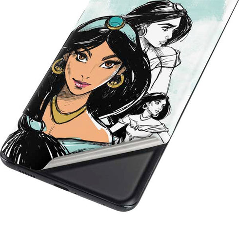Disney Princess Jasmine Sketch Galaxy S21 Plus 5G Skin