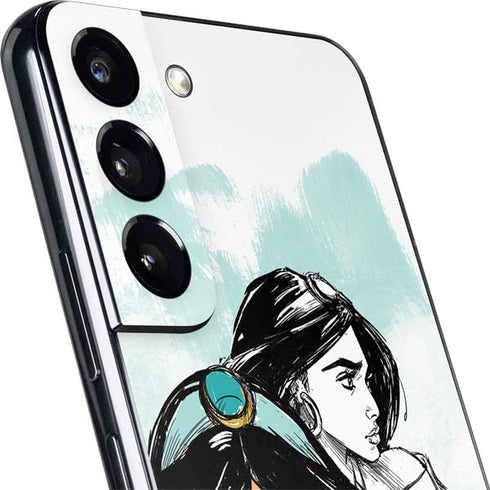 Disney Princess Jasmine Sketch Galaxy S22 Plus Skin