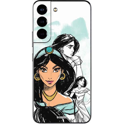 Disney Princess Jasmine Sketch Galaxy S22 Skin