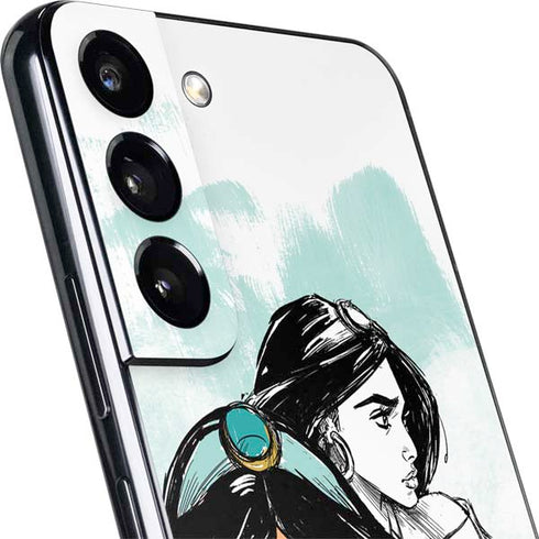 Disney Princess Jasmine Sketch Galaxy S22 Skin