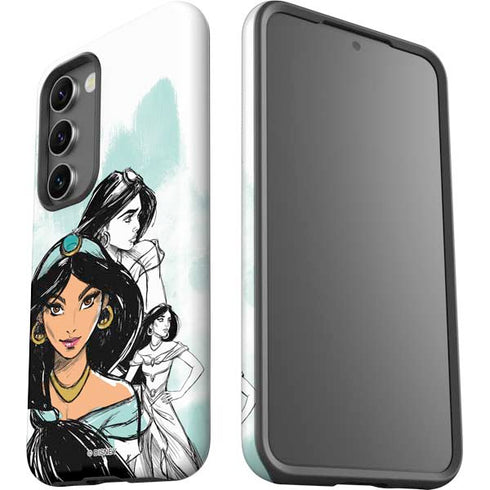 Disney Princess Jasmine Sketch Galaxy S23 Plus Pro Case