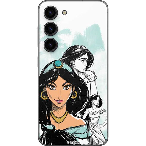Disney Princess Jasmine Sketch Galaxy S23 Skin