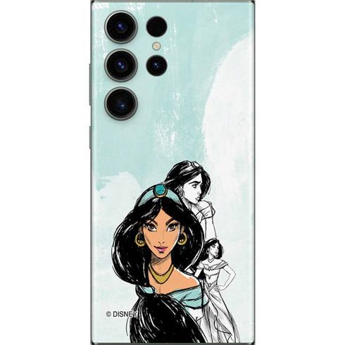 Disney Princess Jasmine Sketch Galaxy S23 Ultra Skin