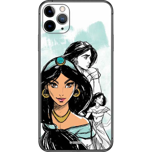 Disney Princess Jasmine Sketch iPhone 11 Pro Max Skin