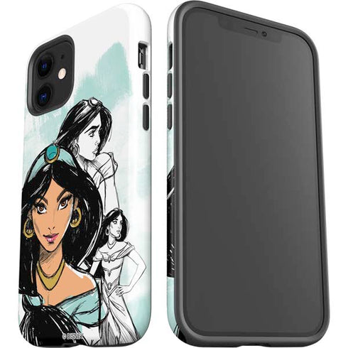 Disney Princess Jasmine Sketch iPhone 12 Impact Case