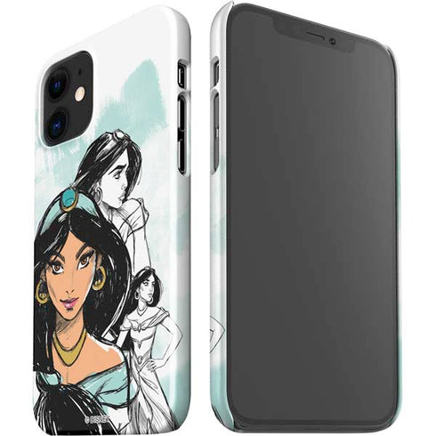 Disney Princess Jasmine Sketch iPhone 12 Mini Lite Case