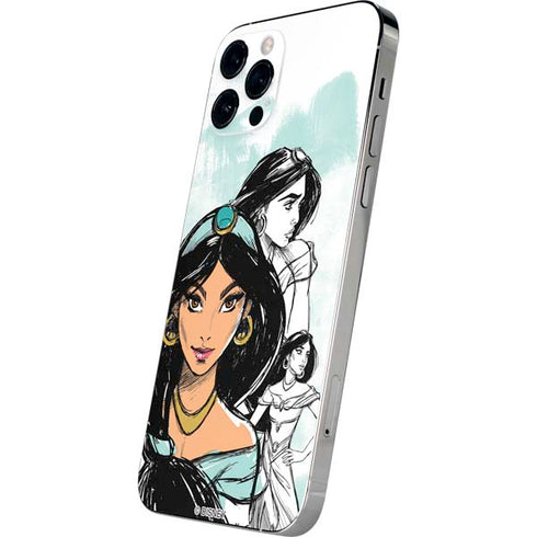 Disney Princess Jasmine Sketch iPhone 12 Pro Max Skin
