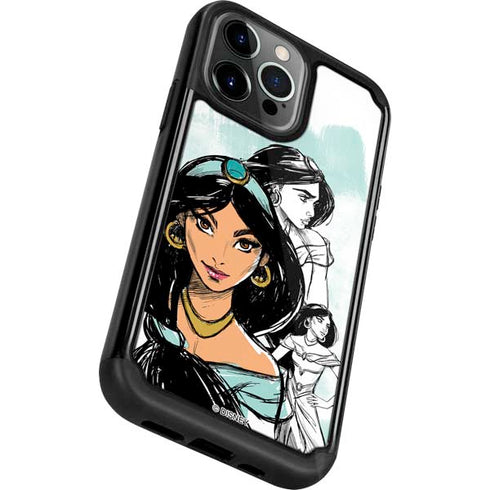 Disney Princess Jasmine Sketch iPhone 13 Pro Cargo Case