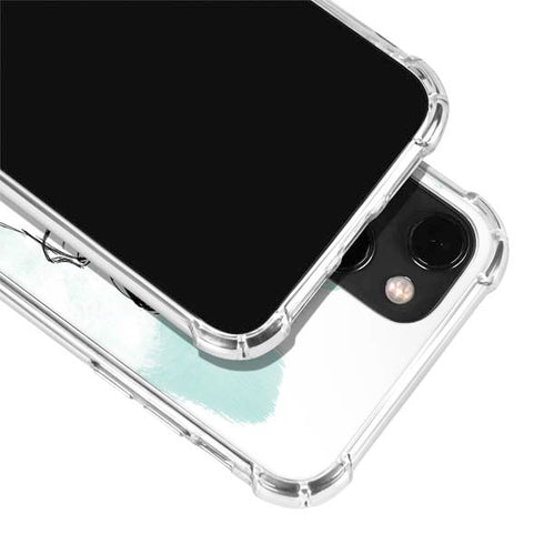 Disney Princess Jasmine Sketch iPhone 14 Plus Clear Case