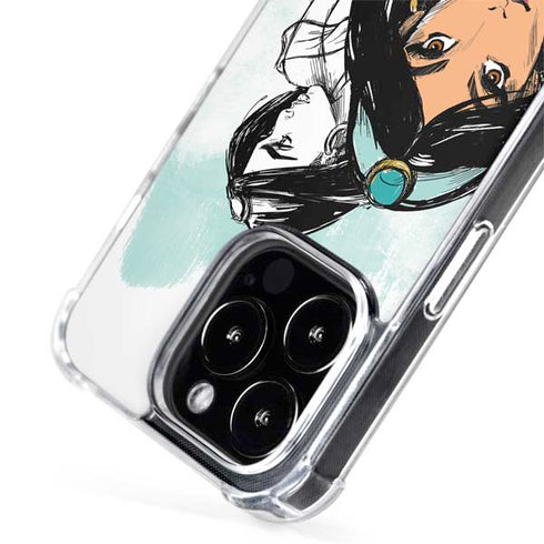 Disney Princess Jasmine Sketch iPhone 15 Pro Max MagSafe Case