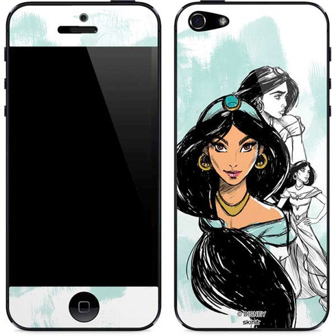 Disney Princess Jasmine Sketch iPhone 5/5s/5SE Skin