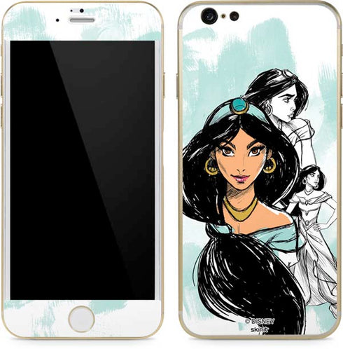 Disney Princess Jasmine Sketch iPhone 6/6s Skin