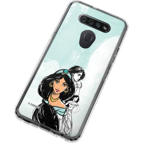 Disney Princess Jasmine Sketch LG K51/Q51 Clear Case