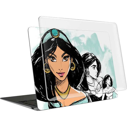 Disney Princess Jasmine Sketch MacBook Air 13in (2020) Case plus Skin